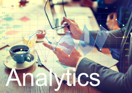 Analysis Stock Exchange Graph Report Progress Concept