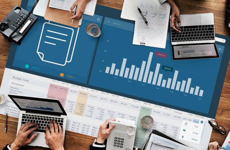 Analytics Marketing Research Business Data Progress Concept