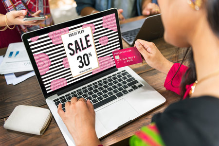Online Shopping Shipping Internet Commerce Concept