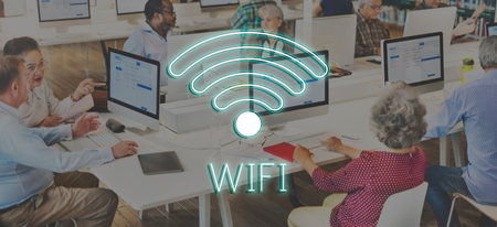 Wireless Internet Wifi Icon Concept