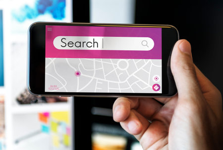 Search Destination Way Map Concept