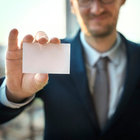 Business Card Corporate Alliance Concept