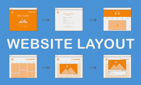 Web Template Website Design Concept