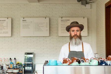 Barista Prepare Coffee Working Order Concept