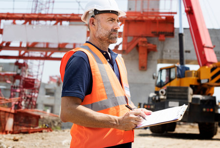 Architecture Construction Safety First Career Concept