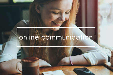 Online Networking Internet Communication Technology Concept