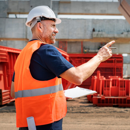 Architecture Construction Safety First Career Concept