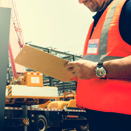Architecture Construction Safety First Career Concept