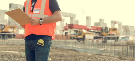 Architecture Construction Safety First Career Concept