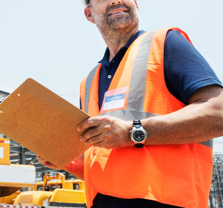 Architecture Construction Safety First Career Concept