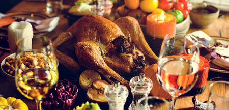Roasted Turkey Thanksgiving Tradition Celebration Concept