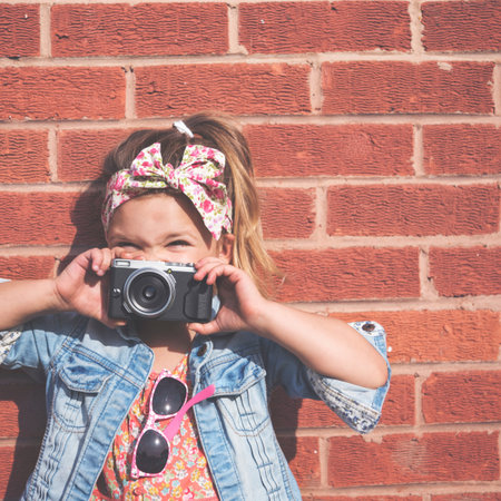 Fashionista Girl Child Adorable Cute Concept