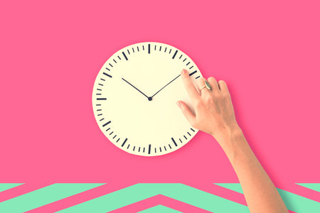 Clock Time Second Minute Hour Puntual Circle Concept