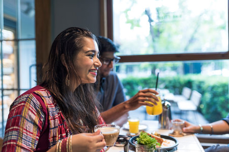Indian Community Eating Restaurant Dining Concept