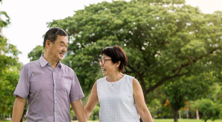 Senior Couple Leisure Outside Concept