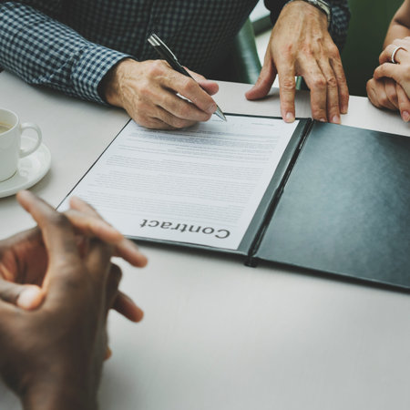 Business Discussion Talking Deal Concept