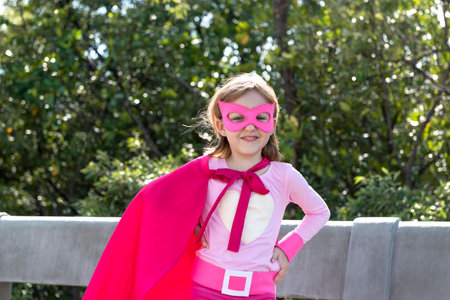 Little Girl Super Hero Concept