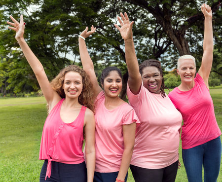 Women Breast Cancer Support Charity Concept