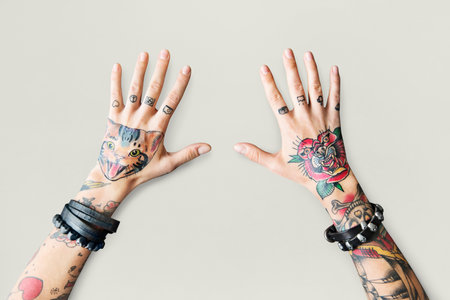 Tattoo Woman Style Glamour Alternative Lifestyle Concept