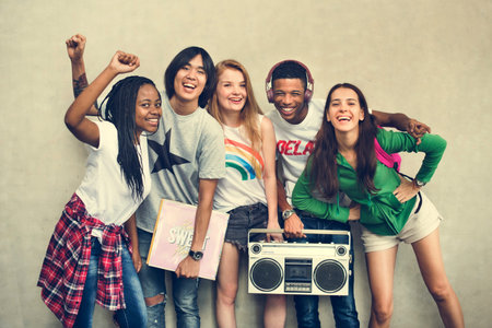 Teenagers Lifestyle Casual Culture Youth Style Concept