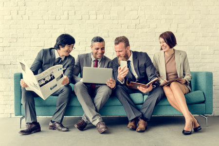 Business People Data Information Technology Concept