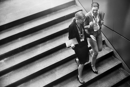 Businesswoman Corporate Colleagues Talking Concept