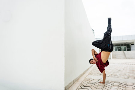 Breakdance Movement Teenagers Trendy Lifestyle Concept