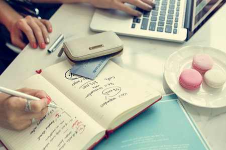 Accounting Calculating Analysis Business Plan Concept
