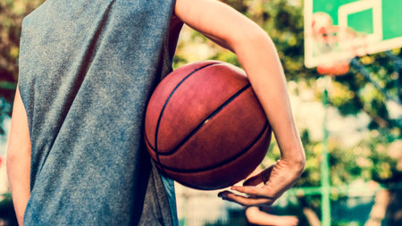 Basketball Athlete Sport Skill Playing Exercise Concept