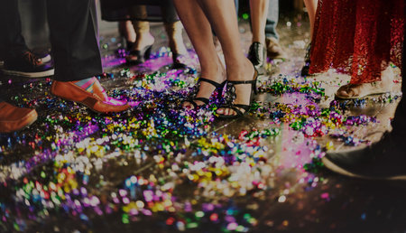 Human Leg Dance Hall Party Recreation Concept
