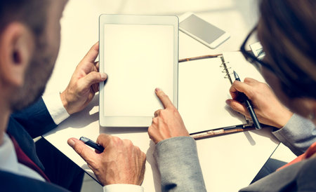Business People Talking DIscussion Copy Space Concept