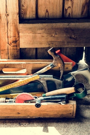 Carpenter Craftman Lumber Timber Woodwork Concept