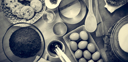 Bakery Baking Cook Eggs Pastry Ingredients Concept
