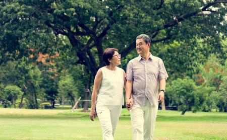 Senior Couple Leisure Outside Concept