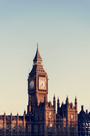 Big Ben Parliament Monument History Concept