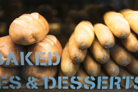 Baguette Bread Pastries and Dessert Patisserie Concept