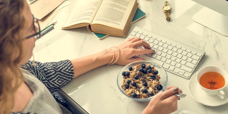 Muesli Nutrition Lifestyle Relax Health Concept