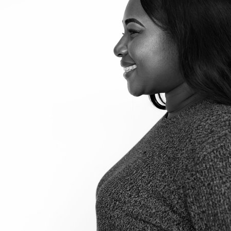 African Descent Woman Studio Concept