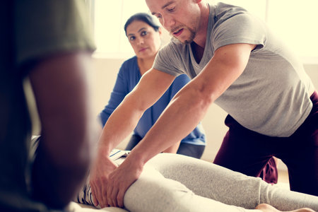 Health Wellness Massage Training Concept