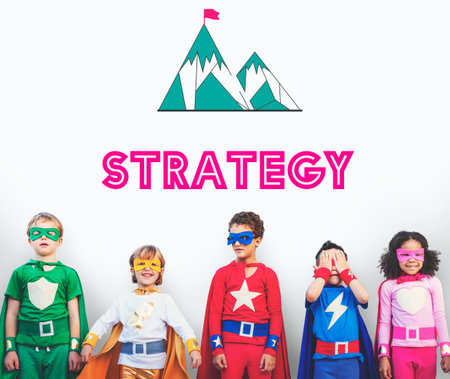 Strategy Success Mission Goals Concept