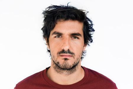 Man Male Person Portrait Casual Studio Concept