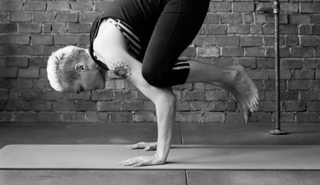 Yoga Practice Exercise Class Concept