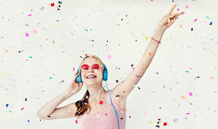 Young Woman Positive Expression Concept