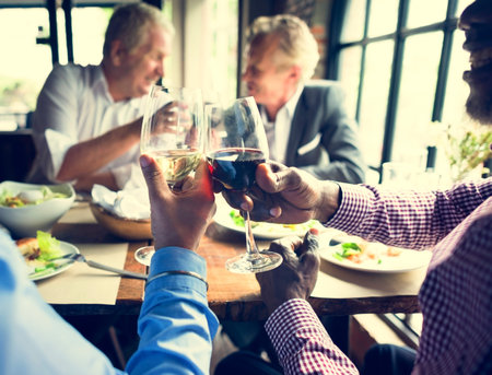 Business People Dining Together Concept