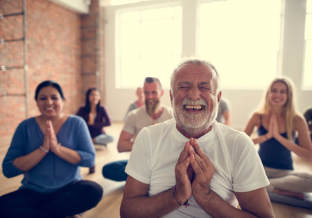 Exercise International Group Relaxation Fitness Concept