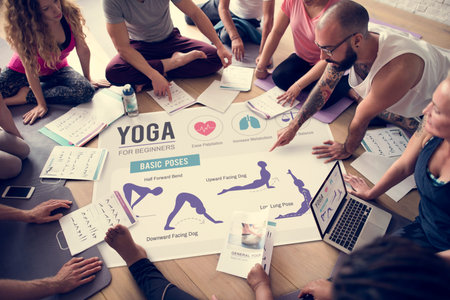 Diversity People Exercise Class Relax Concept