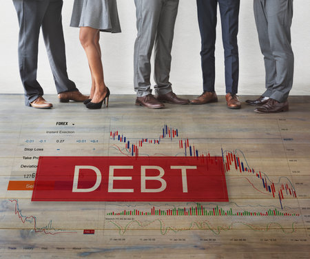 Debt Chart Graphic Diagram Concept