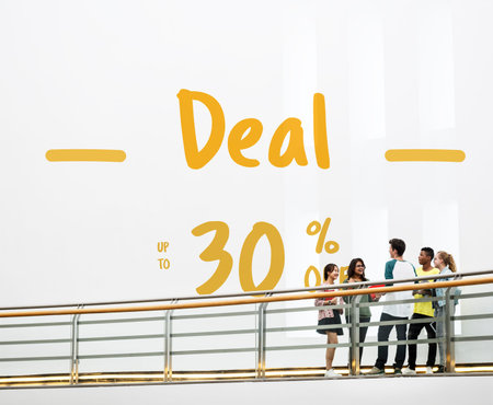 Discount Promotion Clearance Commercial Deal Concept