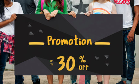 Discount Promotion Clearance Commercial Deal Concept
