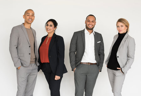 Business People Studio Portrait Concept